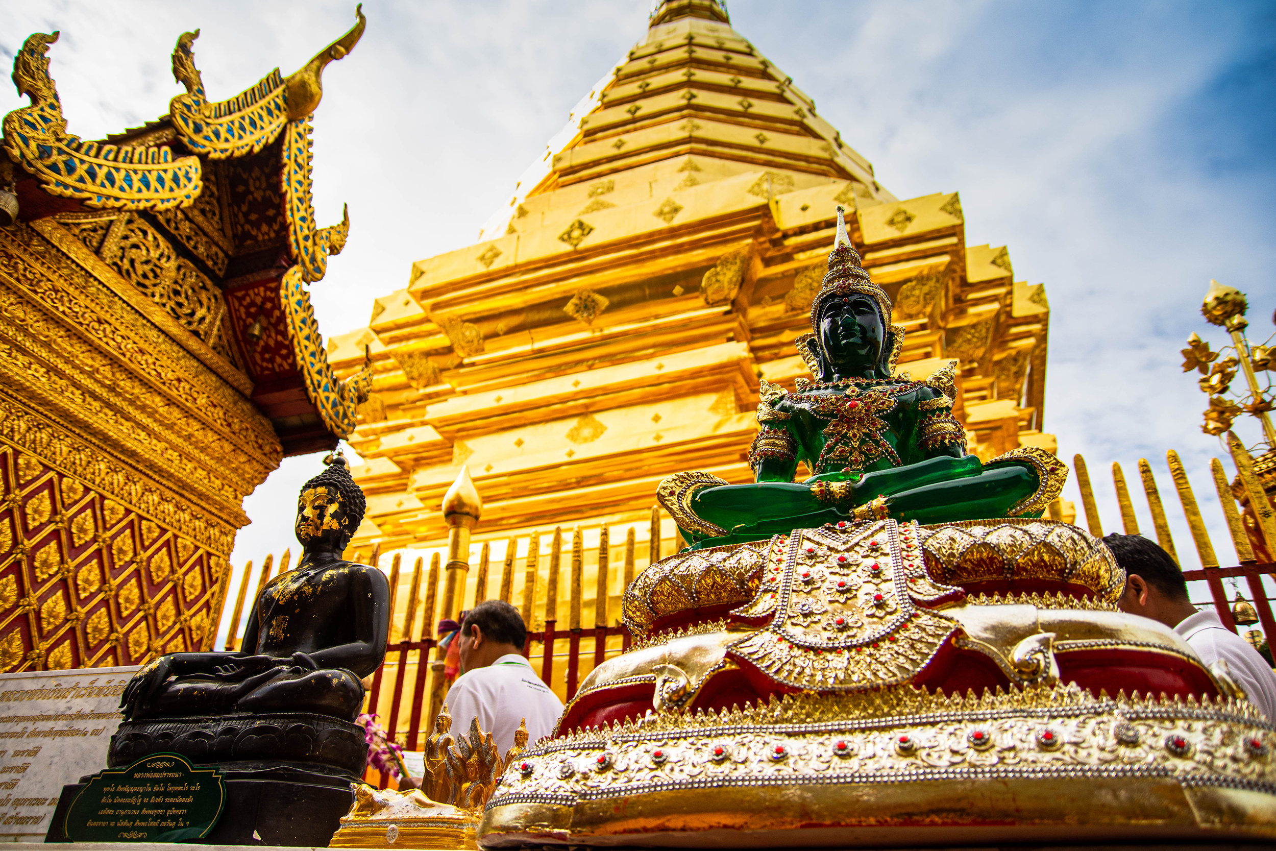 Il Chedi Principale del Wat Phrathat Doi Suthep in cui è custodita la reliquia di Buddha